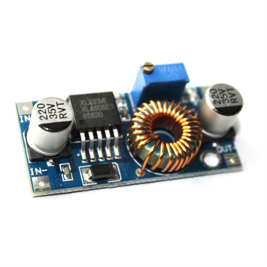 XL4005 DSN5000 за LM2596 DC Регулируемый step модуль питания 5A большой ток высокая мощность DIY