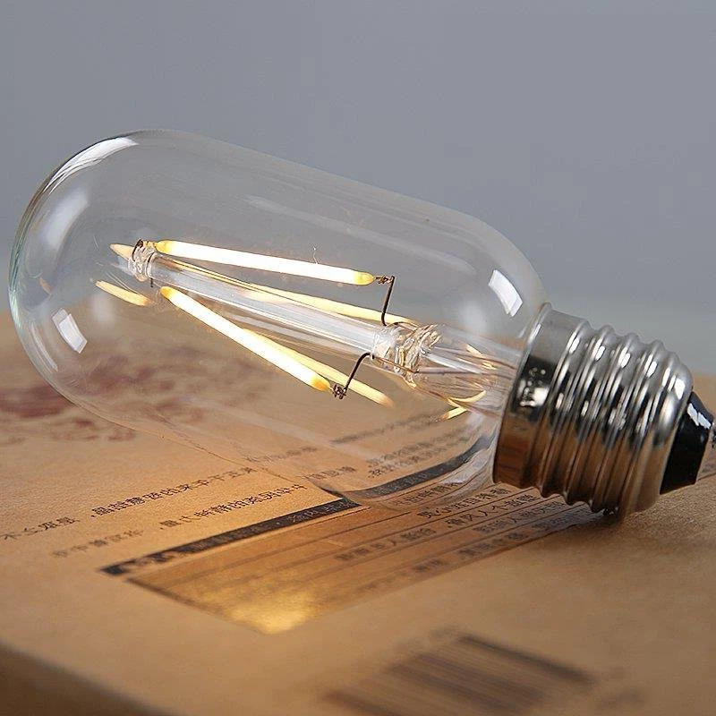 Ретро светодиодный светильник Эдисона E14 E27 Светодиодный 2 Вт 4 6 теплый белый