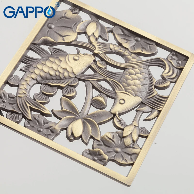 GAPPO дренаж анти-запах ванной Душевой сток в полу душ пробки душевая пробка Слива