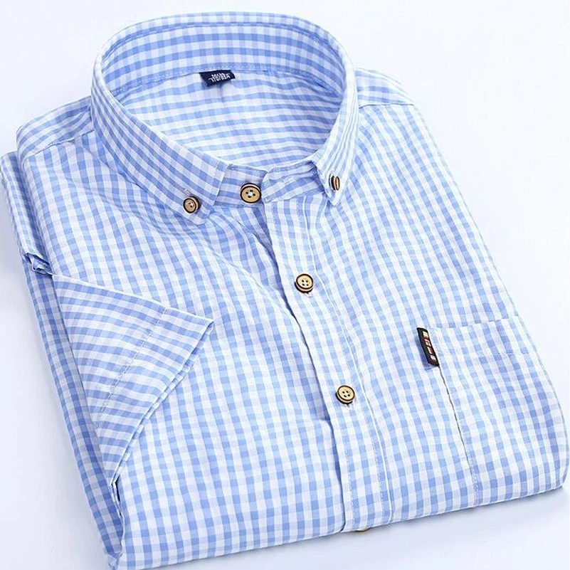 Высококачественная Мужская рубашка 2017 брендовая деловая повседневная с