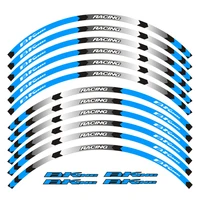 motorcycle rim stripes decals 17inch wheel sticker reflective tape for suzuki b king 400 600 1300 reflective sticker