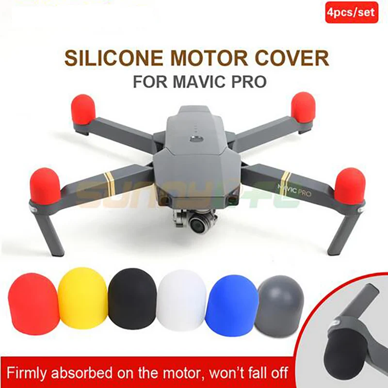 4 шт./компл. DJI MAVIC PRO силиконовый защитный чехол Защита для двигателя крышка