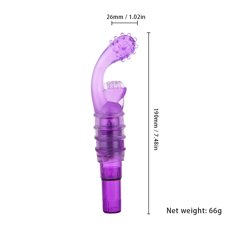 Интимные игрушки для женщин G Spot головка с пальцевой Вибратор массажер