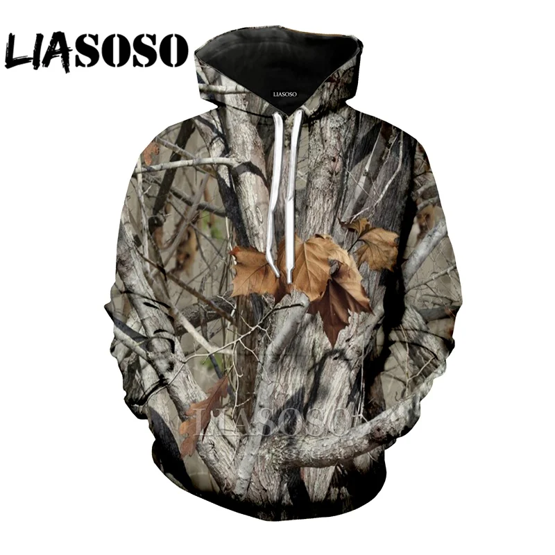 3 LIASOSO,, модные толстовки, шапка, пальто, животное, аниме, толстовка, 3D принт, для мужчин, дерево, новинка, wo, для мужчин, забавные, зеленые и серые, охотничьи толстовки, E226 - Цвет: 3