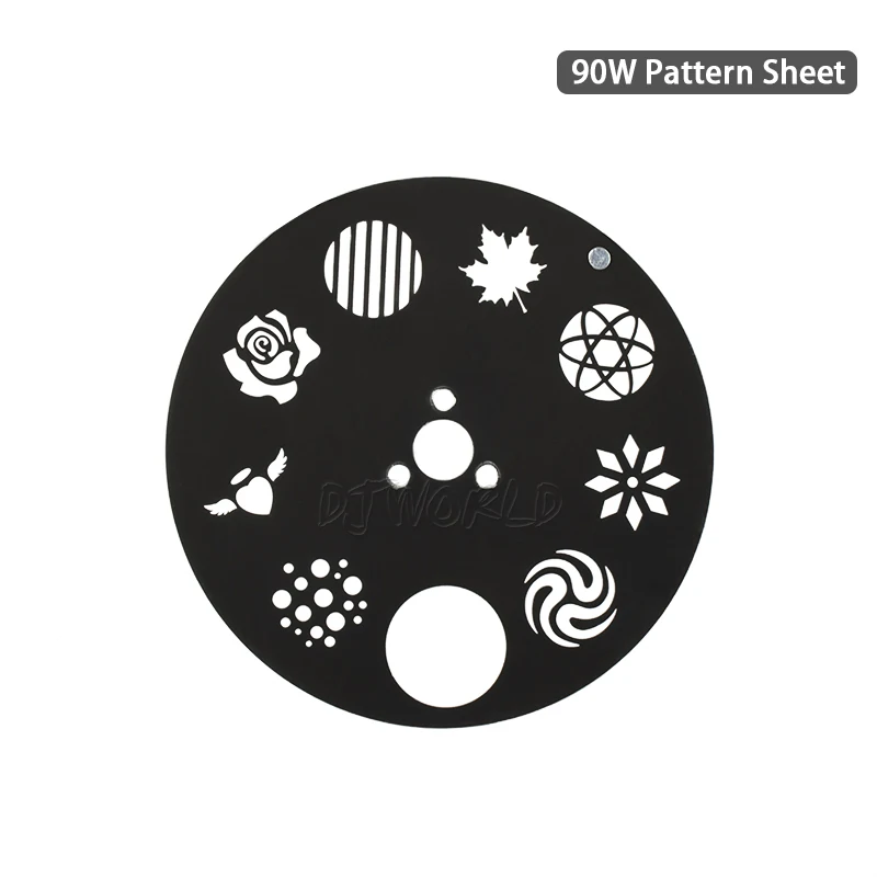 SHE-Pattern90W Горячая Светодиодный светильник с подвижной головкой 90 Вт 6 призм цвет и Гобо колесо хороший для DMX 512 сценический светильник - Цвет: SHE-Pattern90W