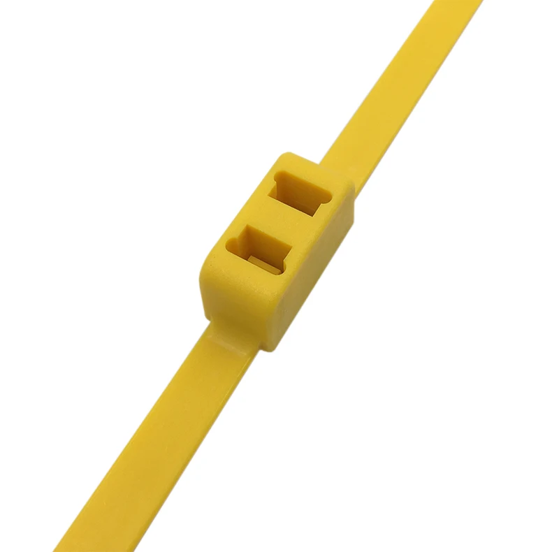 12x700 мм 12*700 мм черный белый YellowNylon две пластиковые двойной пряжкой Flex самоблокирующиеся полицейские наручники провод Zip стяжки кабельные стяжки