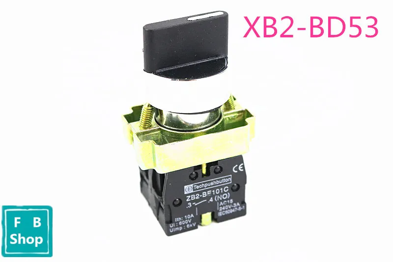 

XB2 BD53 xb2-bd53 3 положения 2NO Переключатель кнопочный переключатель