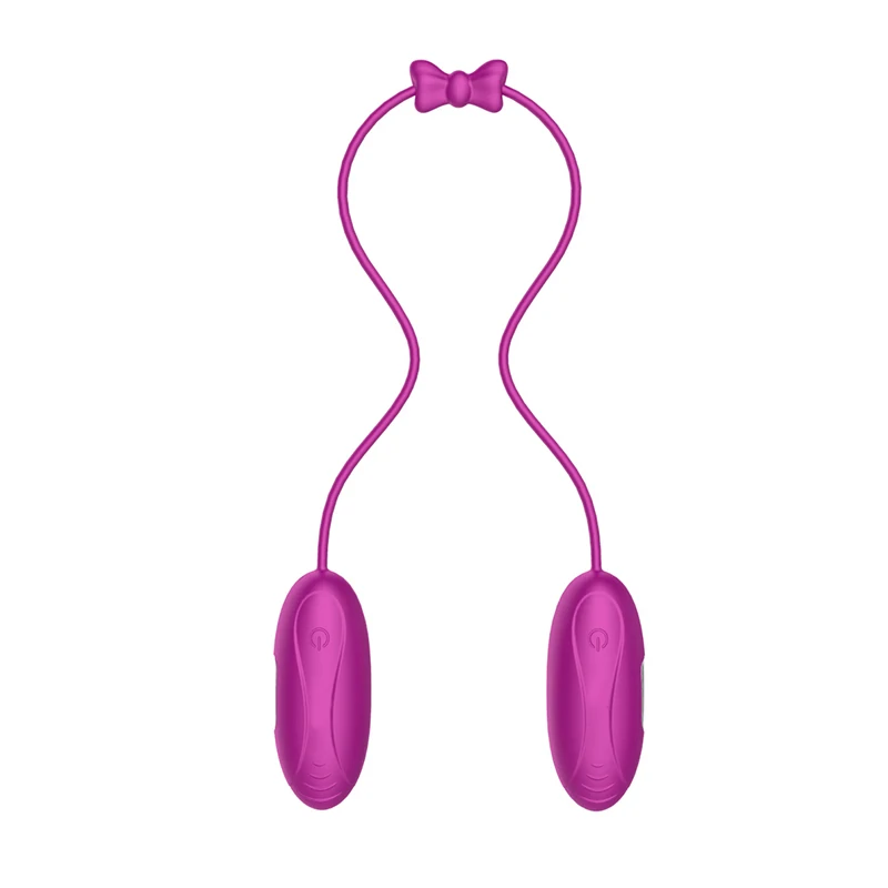 7 Частота Вибратор яйца мини двойной груди вагинальный клиторальный массажер