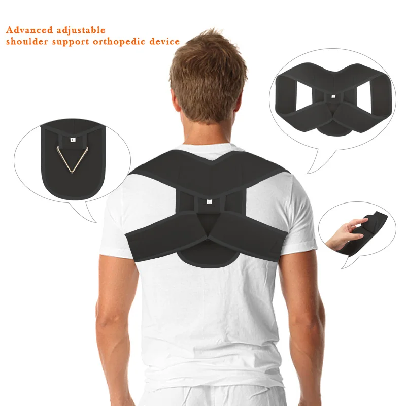 Adjustable Posture Correction Upper Back Shoulder Support Corrector Adult Children Spine Brace Belt | Красота и здоровье
