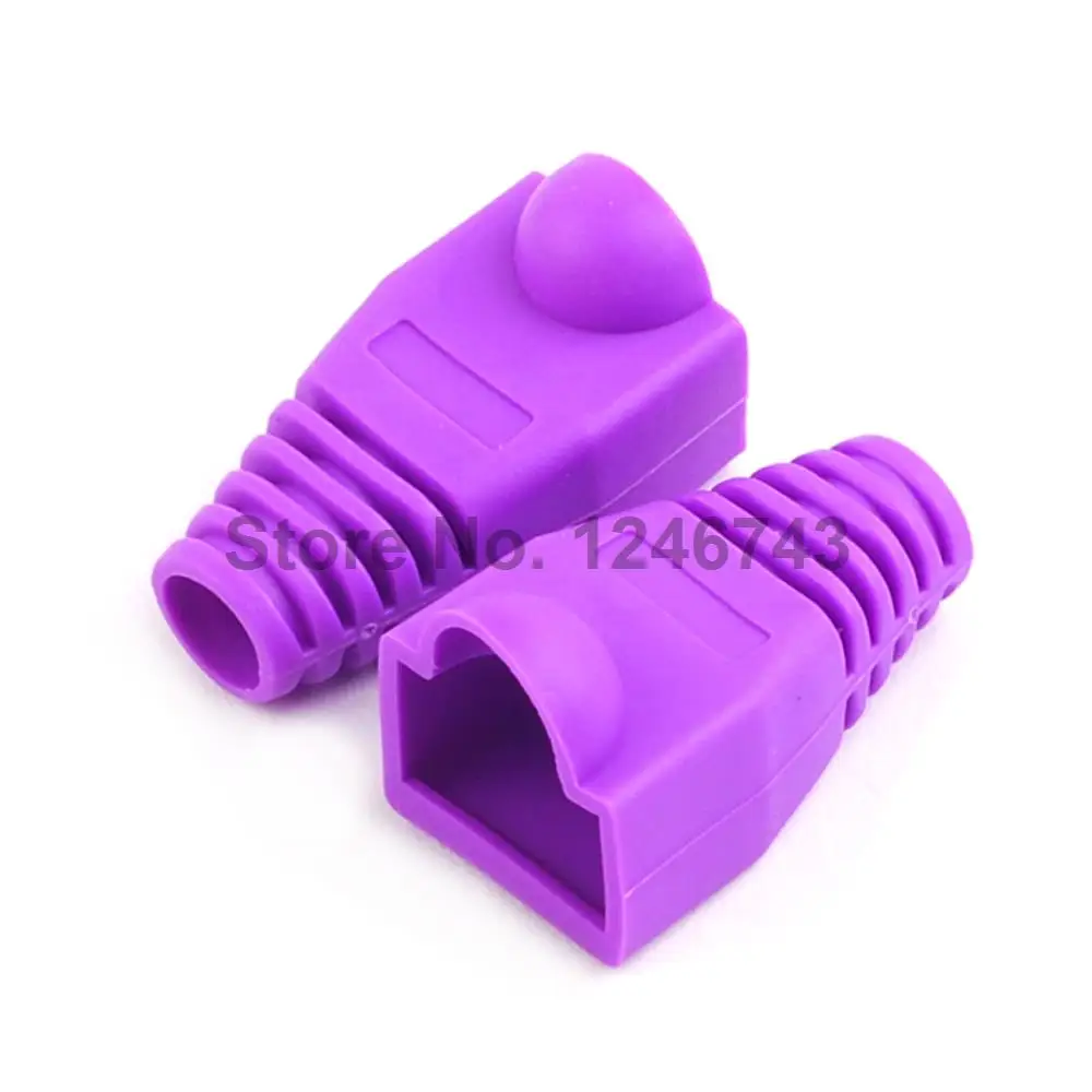 50 шт. разноцветные защитные крышки разъемов RJ45 cat5 cat5e cat6 | Обустройство дома