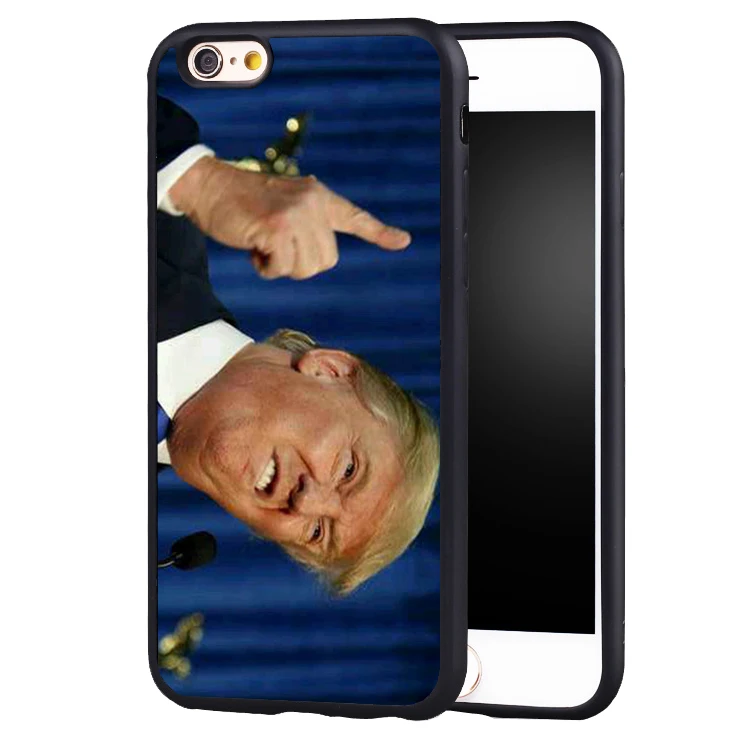 Donald Trump stupid face Soft Silicone Full Protective case Cover For iPhone X 8 7 7Plus 6 6S Plus 5 5S SE |