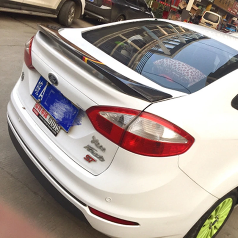 Для Ford Fiesta Sedan 4doors 2009 2016 авто АБС пластик неокрашенный Праймер цветное заднее