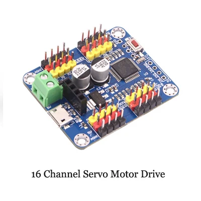 16-канальный модуль контроллера сервопривода Bluetooth PWM WitMotion, печатная плата, рулевой механизм для SG90 MG995 Arduinos и др.
