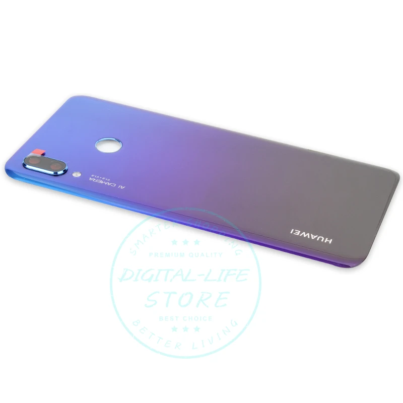 Для huawei Nova 3 задняя крышка батареи корпус камера Стекло huawei Nova3 задняя батарея замена двери Ремонт Запчасти