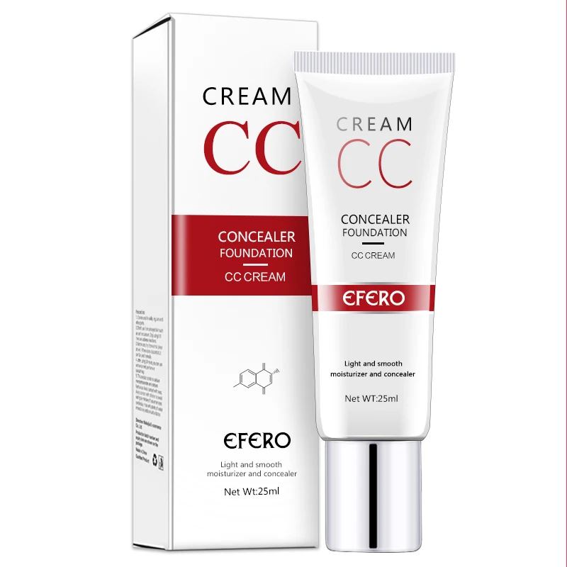 natural CC крем уход за лицом основа BB CC крем макияж Осветляющий консилер крем Отбеливание лица Праймер-корректор база макияж - Цвет: natural