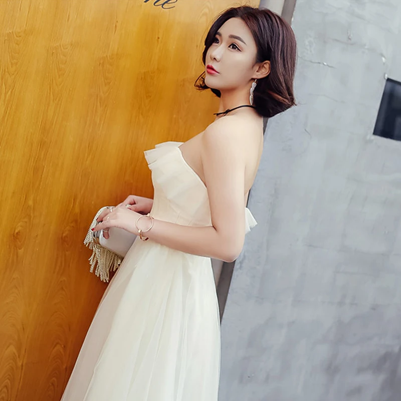 It's Yiya платье для выпускного бала без рукавов Vestidos de gala Ruffles женские вечерние ночные платья плюс размер лодочка шеи Выпускные платья E695