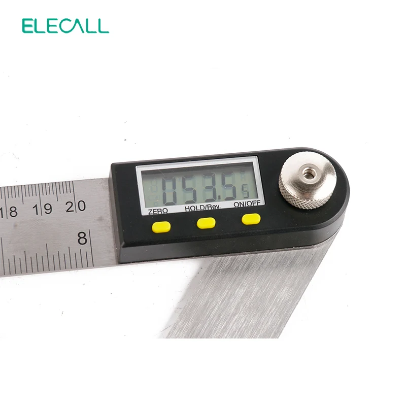 ELECALL 200 мм Цифровой угломер и уровень гониометра измерительный инструмент из