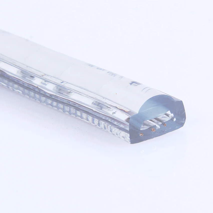 Высокое качество светодиодная лента SMD5050 Водонепроницаемый Тип RGB 60 светодиодный s/m AC220V гибкий светильник+ пульт дистанционного управления вечерние декоративный светильник для дома