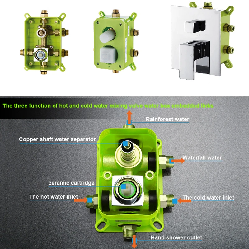 Becola роскошный хромированный латунный набор для душа новый дизайн настенный кран