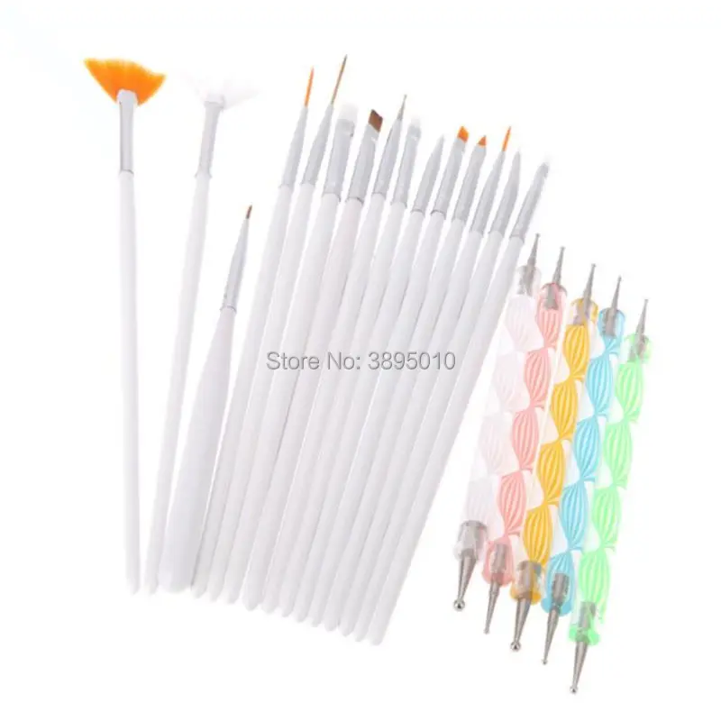 

Nail Art Salon Design Set Dotting Painting Drawing Polish Brushes Pen Tools F1113