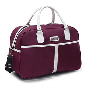 Водонепроницаемые дорожные сумки из ткани Оксфорд для женщин, модная дамская сумочка большой вместимости, спортивные, для выходных, T734