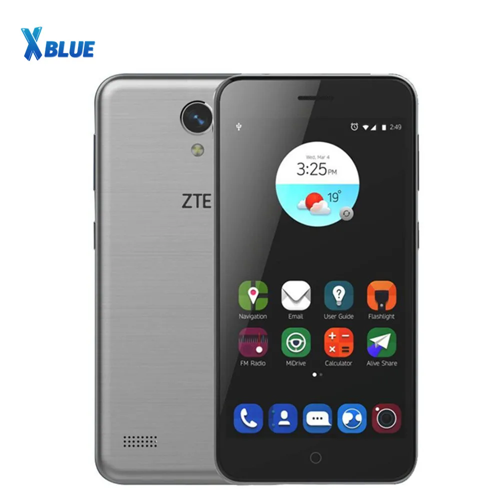 ZTE Blade A520 смартфон с 5 дюймовым дисплеем четырёхъядерным процессором MTK6735 ОЗУ 1 ГБ