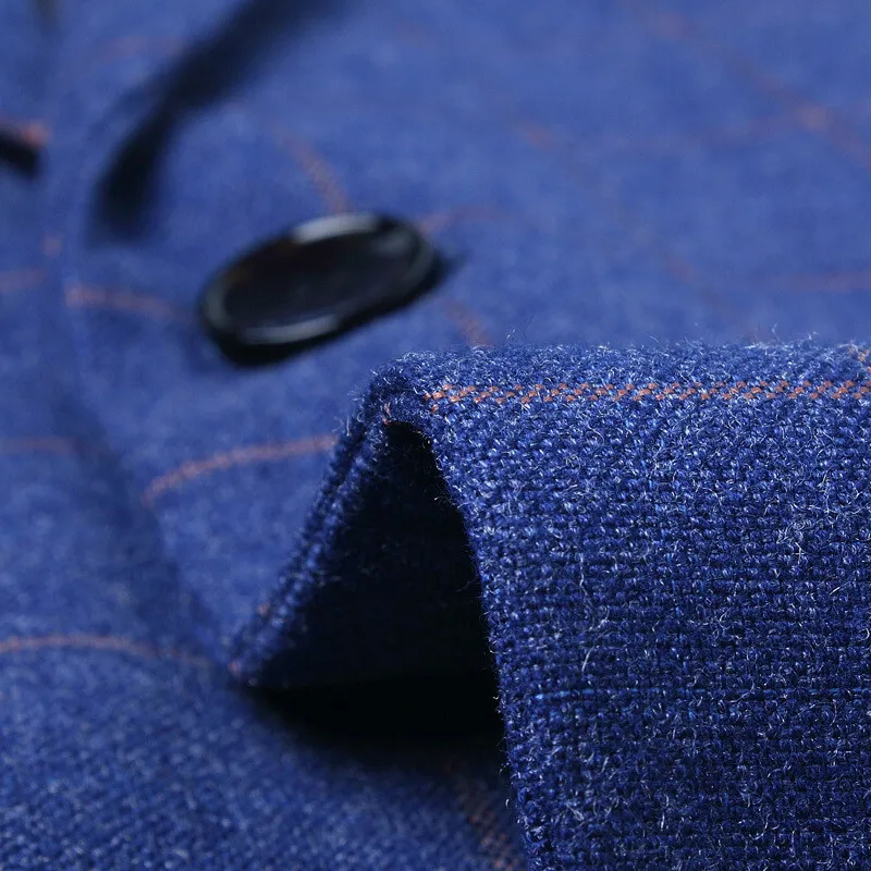 Мужской блейзер из полиэстера VERSMA красный повседневный приталенный Блейзер в