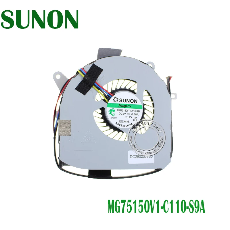 Новый вентилятор охлаждения SUNON MG75150V1 C110 S9A DC5V 0.38A DC28000J3S0|sunon cooling fan|cooling fanfan sunon |