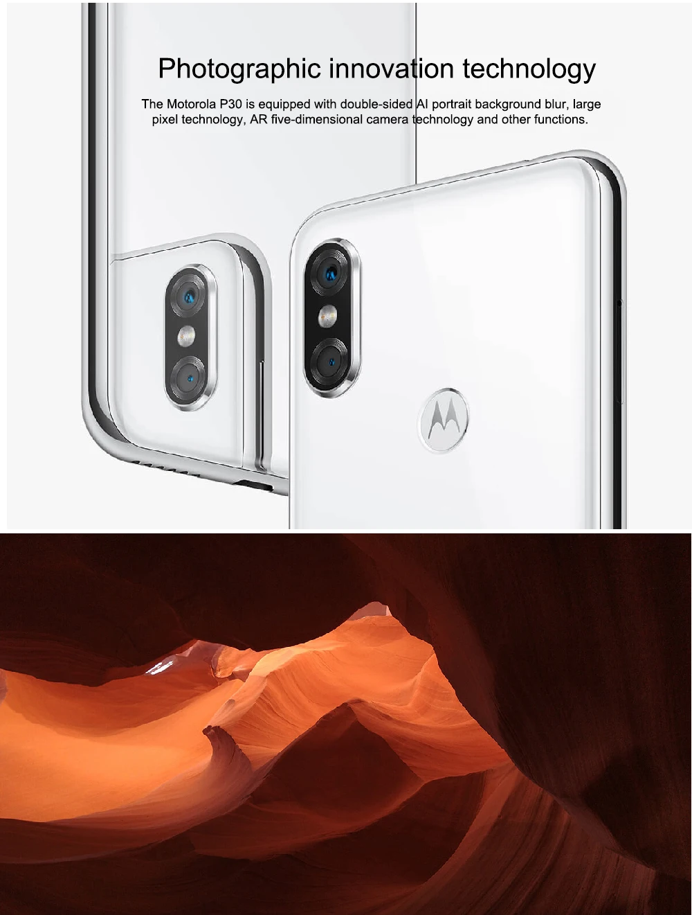 MOTO P30, Android 8,1, 6 ГБ ОЗУ, 64 Гб ПЗУ, двойная камера 1080 P, восьмиядерный смартфон Snapdragon 636, 1,8 ГГц, отпечаток пальца, распознавание лица