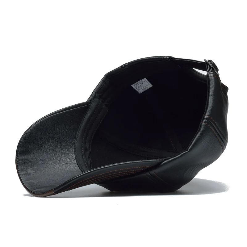 [NORTHWOOD] Марка Осень Зима Кожаная Бейсболка Мужчины Женщины Gorras Planas Snapback Hat Bone Masculino PU Кожаная Шапка Дальнобойщика