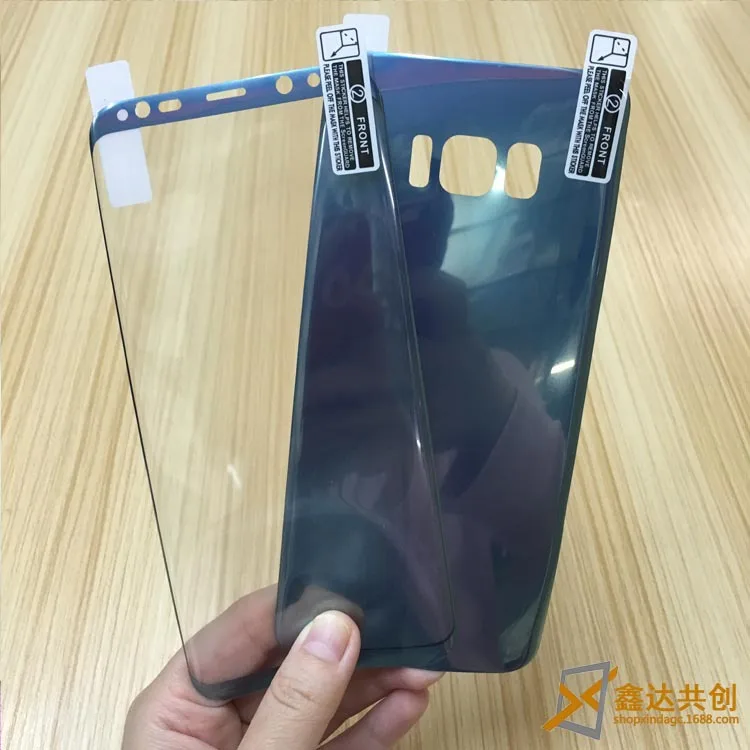 3D изогнутая полностью покрывающая мягкая ПЭТ пленка Передняя + задняя защитная