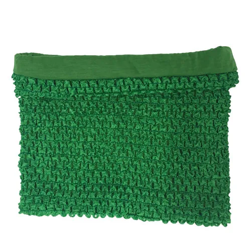Green Lined tutu top Вязаные топы-пачки для маленьких девочек 1-2 лет с подкладкой, 8x8 дюймов, платья-пачки, топы-пачки «сделай сам», ручная работа, пачки, повязка на голову, пачки - Цвет: Green Lined tutu top