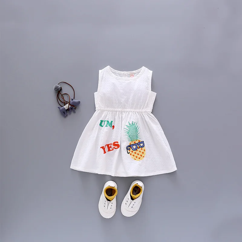 От 0 до 2 лет Новое поступление 2017 года Летняя майка Обувь для девочек платье