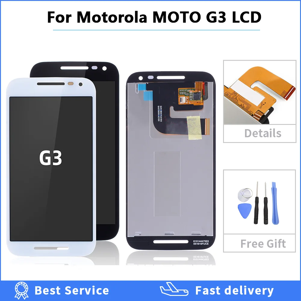 ЖК дисплей 5 0 дюйма для Motorola Moto G3 XT1544 XT1543 сенсорный экран дигитайзер moto G 3 XT1540 xt1541