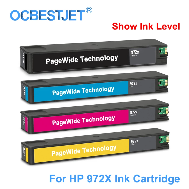 [Сторонний бренд] для HP 972X 972XL сменный чернильный картридж PageWide Pro 352dw 452dn 452dw 377dw 477dn