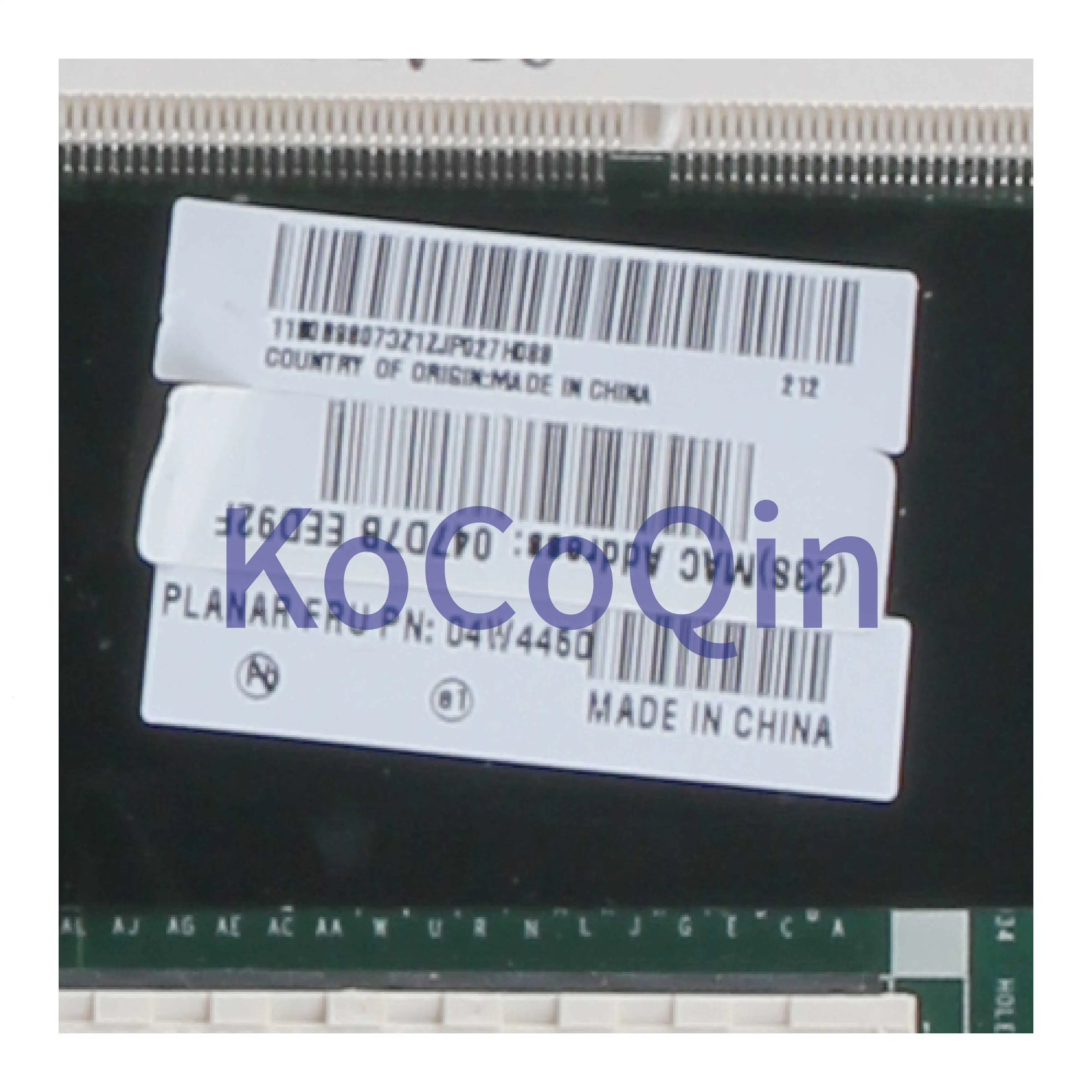 Материнская плата KoCoQin для ноутбука LENOVO Edge 14 E40 материнская 04W4450 HM55 | Компьютеры и