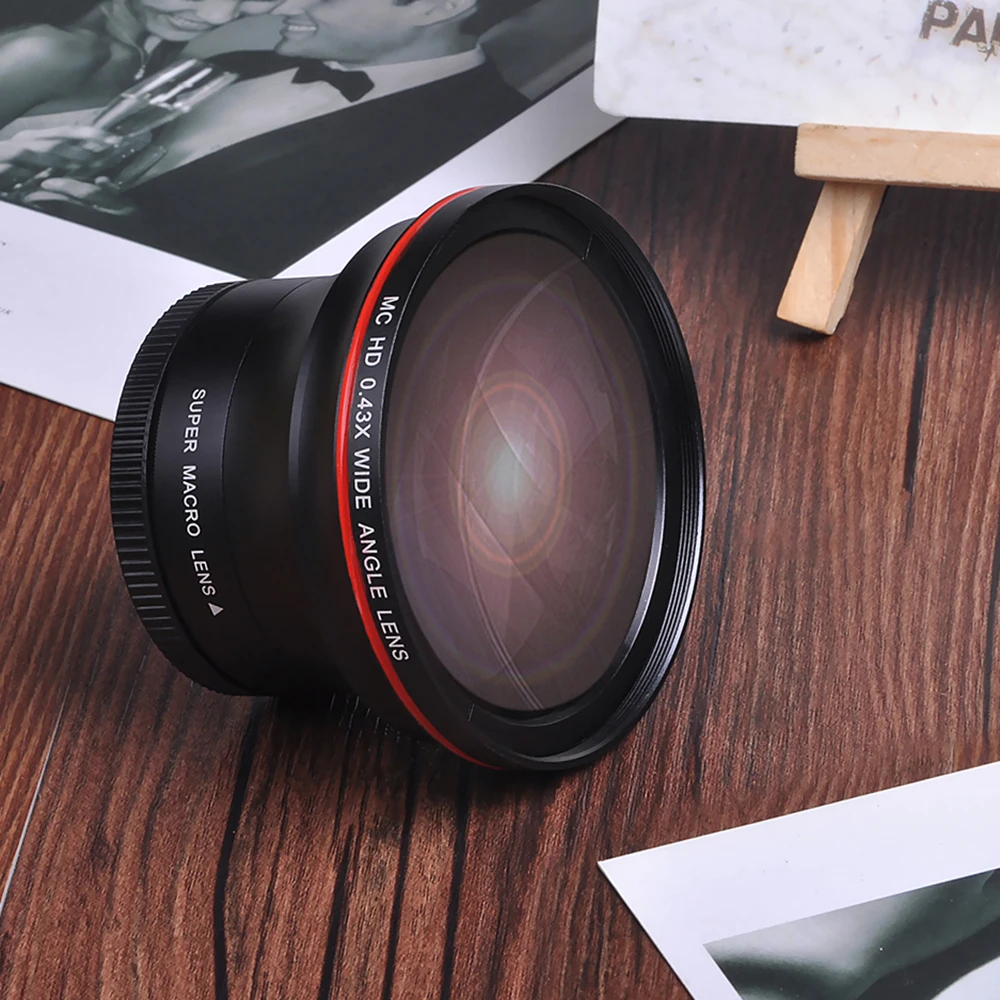52MM 0.43x Professional HD Wide Angle Lens with Macro Portion for Nikon D7100 D7000 D5500 D5300 D5200 D5100 D3300 D3200 D3100 images - 6