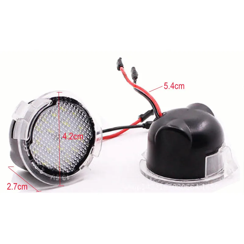 2 шт. авто под зеркало заднего вида LED лужа лампочка лампа для Ford Mondeo Edge Explorer aurus F-150