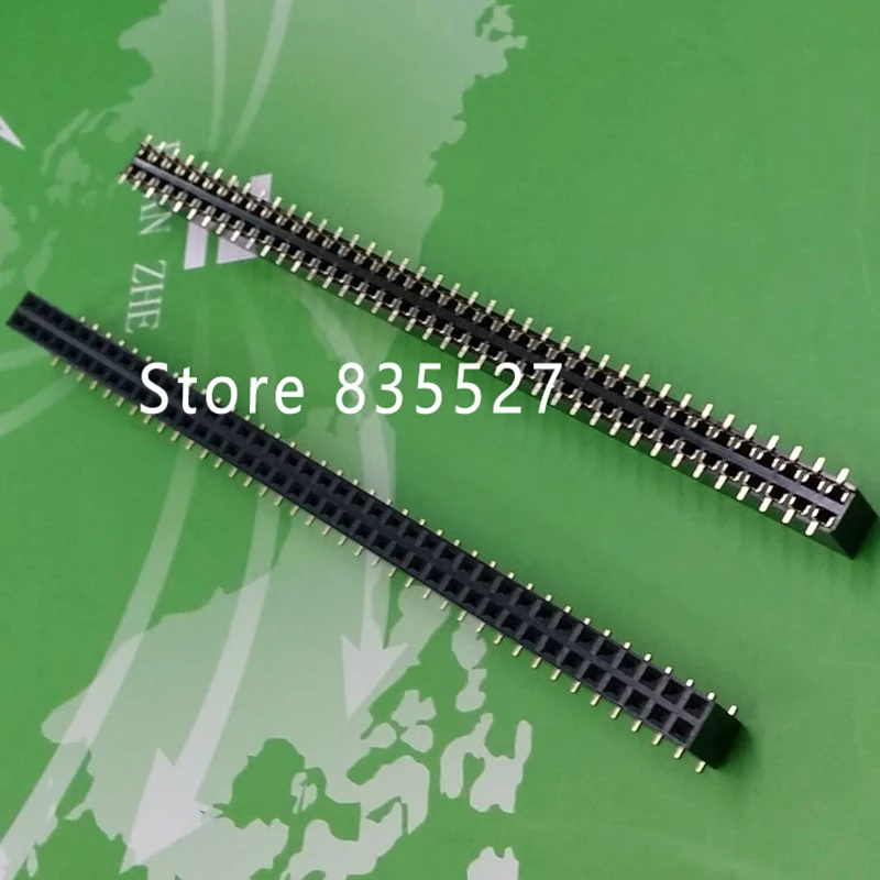2 шт./лот 0 8 мм патч двухрядный женский коннектор SMT SMD 2*50P 100pin латунь позолоченный