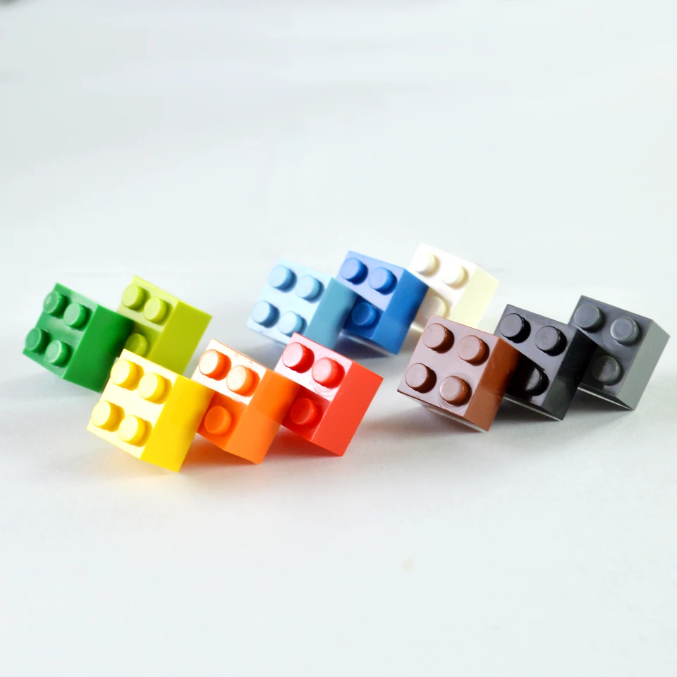 Умный Кирпич 2X2 строительные блоки части DIY игрушки для детей развивающие творческие совместимые основной бренд 3003 MOC Игрушки 75 шт./лот