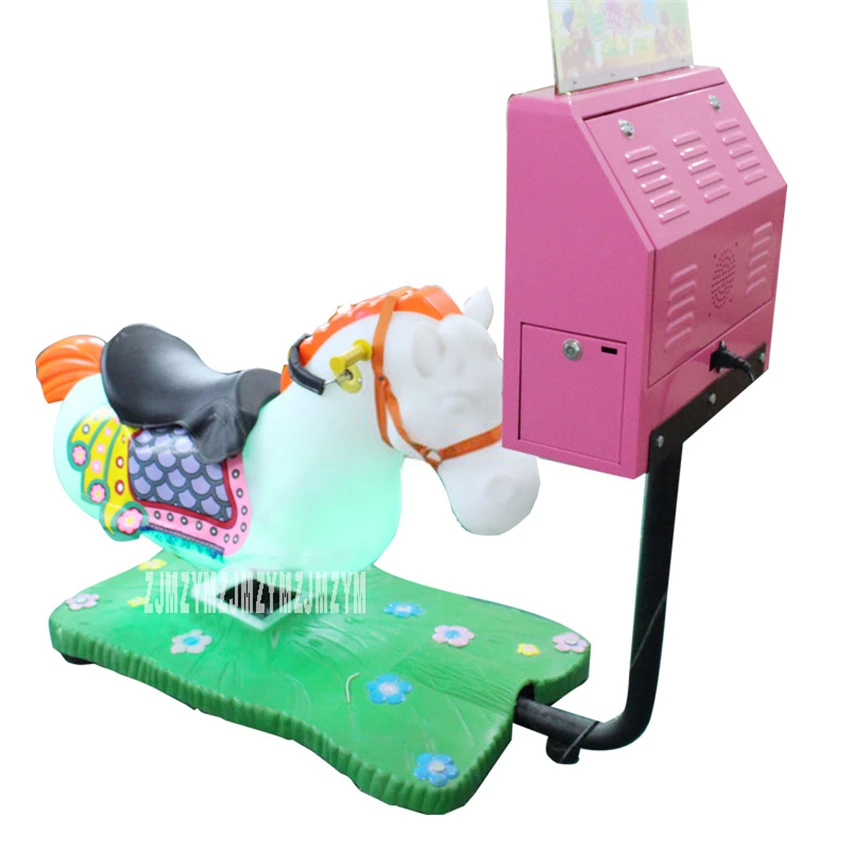 3D Horse Racing Game Machine Music Video Screen Children's Horse Riding Swing Machine Rocking Car coin-operated Game Machine