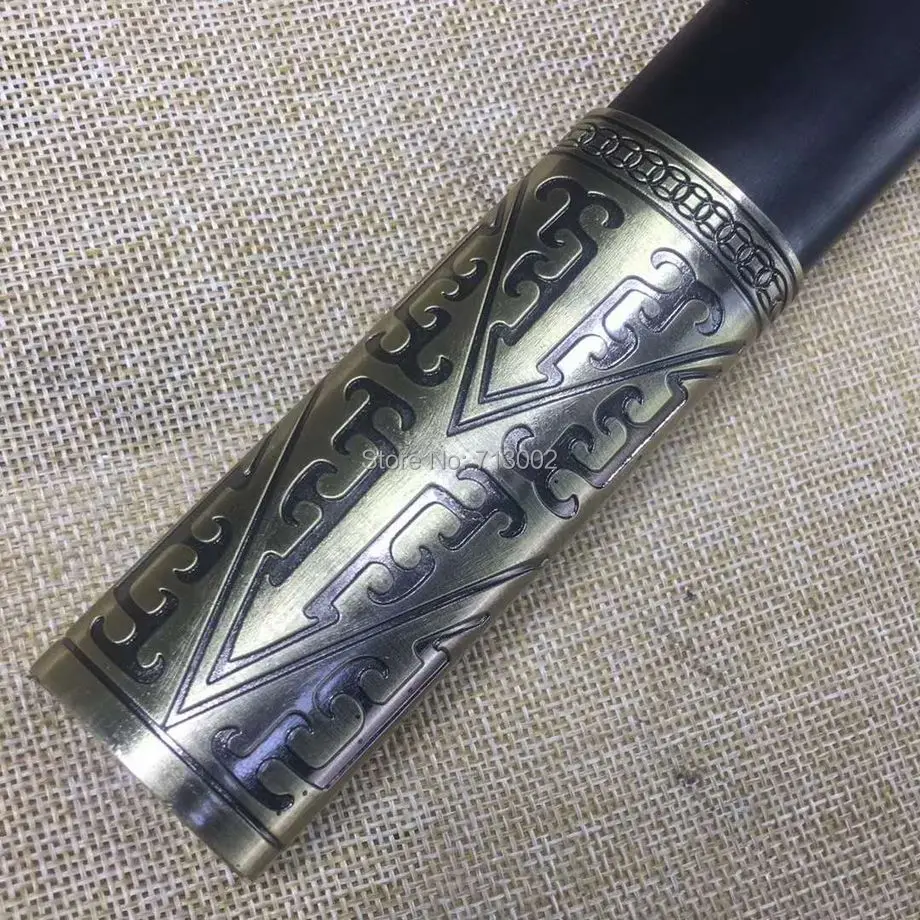 Handmade Forged 60HRC Chinese Wushu Sword Sharp Manganese Steel Blade rosewood with ebony Scabbard