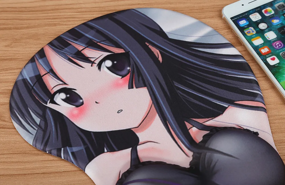 FFFAS Kawaii аниме 3D коврик для мыши подставка для запястья мягкие кремнезем гелевые, на грудь сексуальный хип офисный Декор Kasumigaoka Utaha Японский комикс периферийный