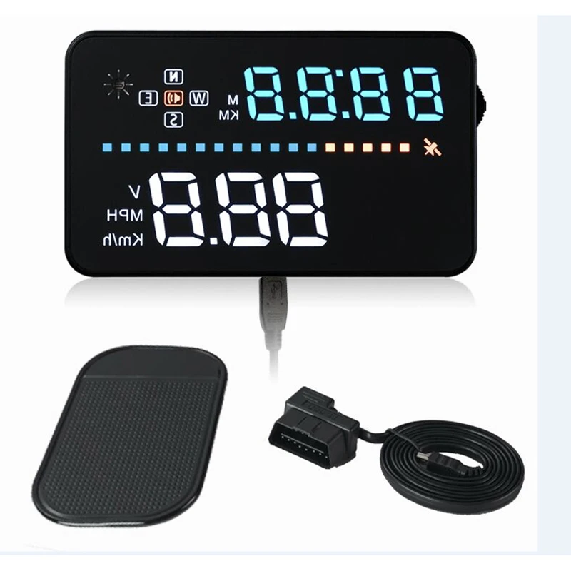 A3 HUD 3 5 дюймов GPS Автомобильный дисплей лобовое стекло проектор Спидометр