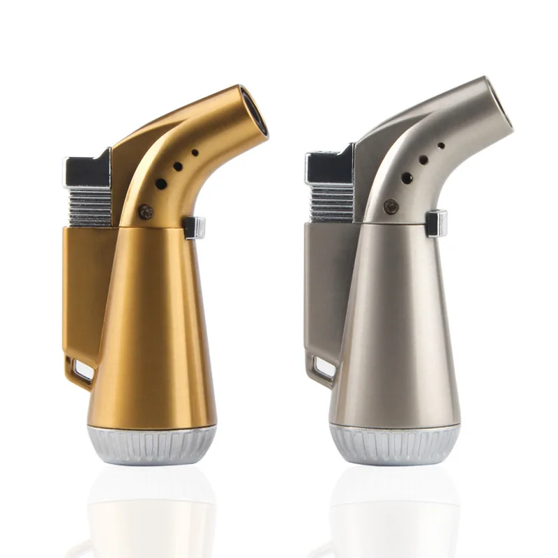 Спрей Зажигалка в виде пистолета металлическая Электронная зажигалка турбо