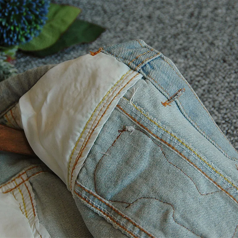 Детская джинсовая куртка с длинным рукавом на возраст 2-8 лет | одежда и обувь