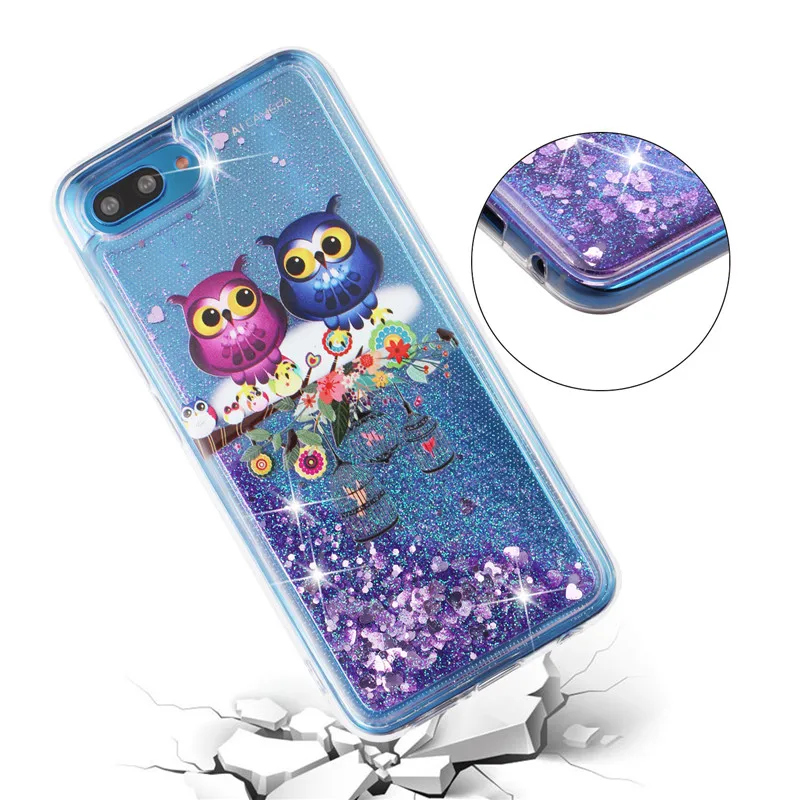 For Huawei Honor 10 Lite case cover Liquid Glitter Soft phone Fundas P Smart 2019 POT-LX1 POT-LX3 6.21 inch |
