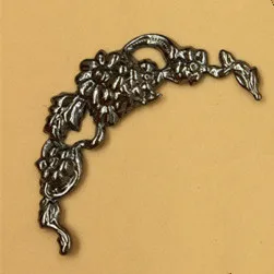 gun black REGELIN, винтажные медные Подвески в виде цветка, 20 шт./лот, для самостоятельного изготовления ожерелья, браслетов, ювелирных изделий, рукоделия - Окраска металла: gun black