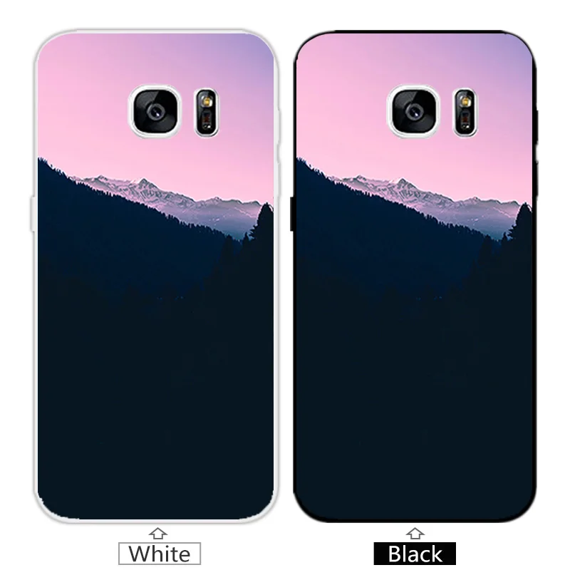 Мягкий силиконовый чехол для телефона Samsung Galaxy S7 G9308 G930 Transpanret Ультратонкий из ТПУ
