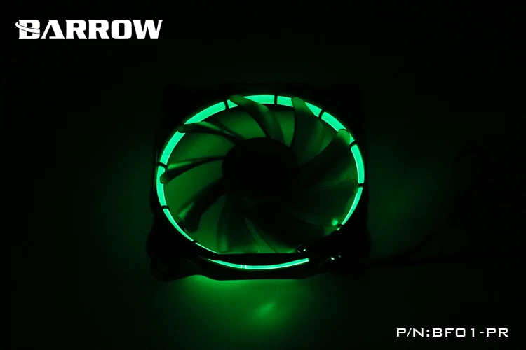 Курган RGB aura PWM холодная выхлопная вода охлаждающий вентилятор высокого давления гидравлический подшипник BF01-PR